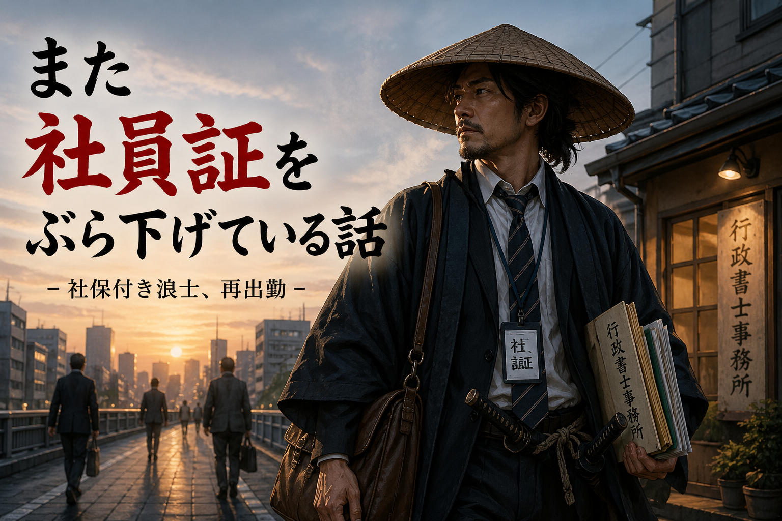 会社を辞めたのに、また社員証をぶら下げている話。